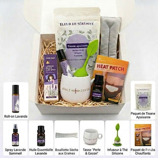 présentation des 8 produits de la box 