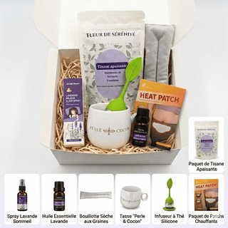 présentation de la box avec ses produits 