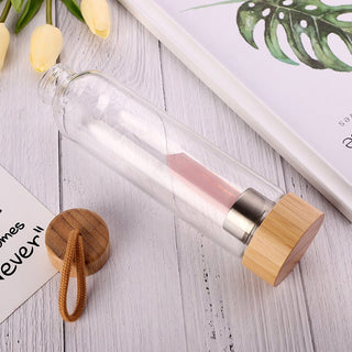 Elixia : Bouteille d’Eau Réutilisable en Verre – Élégance et Écoresponsabilité au Quotidien - Perle Cocon