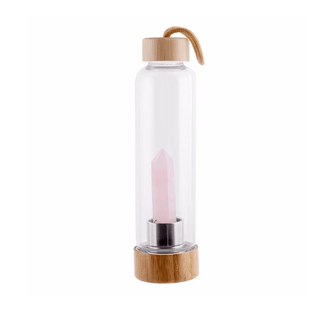 Elixia : Bouteille d’Eau Réutilisable en Verre – Élégance et Écoresponsabilité au Quotidien - Perle Cocon