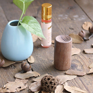 Woodena™ - Diffuseur d'Huiles Essentielles en Bois : Sommeil paisible et Aromathérapie Naturelle - Perle Cocon